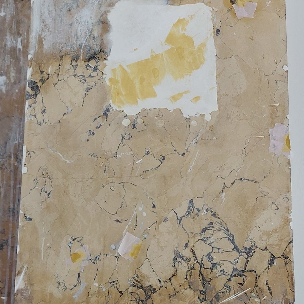 Before Scagliola Restoration